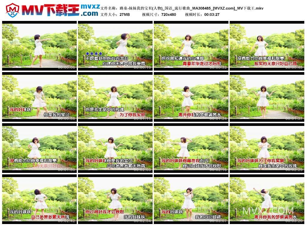 路童-妹妹我的宝贝(人物)_国语_流行歌曲_MA308485